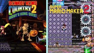 Super Mario Maker 2: Donkey Kong Country 2: Krocodile Kore Showcase