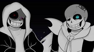 dust sans & udp sans animation [dusttale x undertale dying patience]