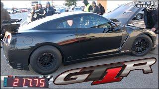 2000whp T1R Build Takes The GT-R RaceMotive Event Record - 217mph in 1760FT!