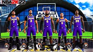 THE LOS ANGELES LAKERS IN COMP PRO-AM ON NBA 2K22