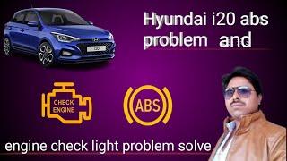 i20 engine check light problem | Wheel speed sensor front-LH open/short problem solve