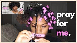 Whew chile....I TRIED FOLLOWING A JANAE MASON PERM ROD TUTORIAL | Breezy's Puffs