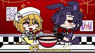 Making cookies for my love, I stir and mix! || FNaF Gacha || Gacha Club ||