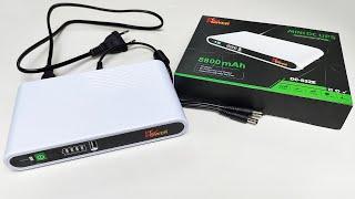 Mini DC UPS For Router & ONU For Power Backup | PC Power Mini DC UPS Unboxing & Test