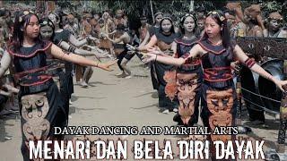 Menari dan Bela Diri Dayak | Penyambutan Panglima Jilah