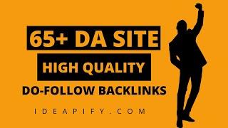 Get High Quality Dofollow Backlinks From High DA PA Site 2023