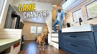 We Solved the BIGGEST Tiny Home Problem – Full Standing Loft!