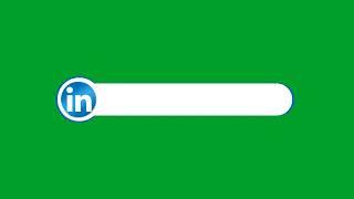 LinkedIn Lower Third Green Screen