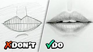 DOs and DON’Ts: How to Draw Realistic Lips