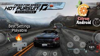 Need For Speed: Hot Pursuit (Remastered) On Android Citron Switch Emulator Gameplay best Settings