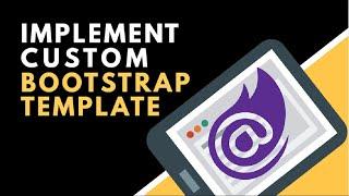 Downloaded Bootstrap Template Implement | AdminLTE Theme | BCL