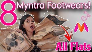 *Huge* Myntra Footwear Haul ||️Trending, Must Haves, Statement flats | 50%- 80% Off || Kamna Sharma