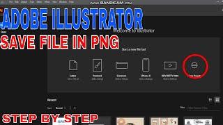  How To Save Adobe Illustrator File In PNG 