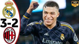 Real madrid vs Ac milan 3-2 • All Goals & Highlights -2024