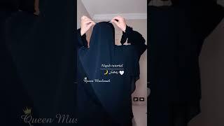 Arabian niqab tutorial || niqab style ||#shorts #style