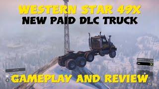SnowRunner Western Star 49X Gameplay And Review