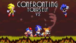 FNF Vs. Sonic.exe Confronting Yourself (Final Zone) V2 -  The BEST CY MOD got an UPDATE!