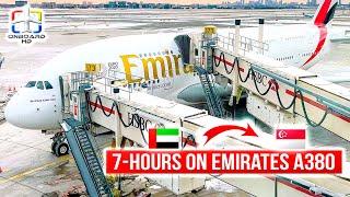 TRIP REPORT | Best Airport with Best Airline | Dubai to Singapore | Emirates Airbus A380