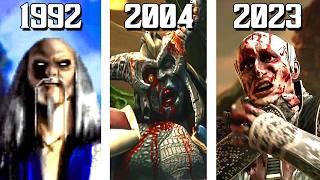 The Evolution of Scorpion Defeating Mortal Kombat Bosses! (1992-2023)