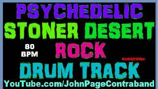 Psychedelic Stoner Desert Rock Drum Track 80 bpm