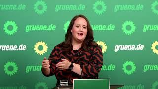 Pressekonferenz mit Ricarda Lang am 08.07.2024