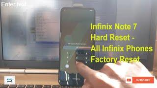 Infinix Note 7 Hard Reset/Pattern Reset/Factory Reset -How to Reset All Infinix Phones