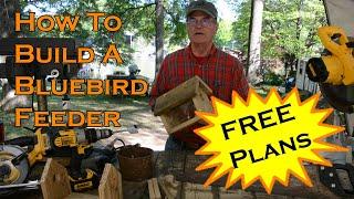 How To Build A Bluebird Feeder