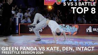 Green Panda VS Intact, Den, Kate | Top 8 | Freestyle Session 2024 | Spin Control