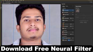 How To Download Neural Filters iN Photoshop CC 2023 Free Download