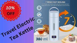 QRAGJBM Travel Electric Kettle Review - Your Perfect Travel Companion  ||  TechWise USA Review ||