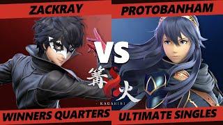 Kagaribi 4 Winners Quarters - ProtoBanham (Lucina) Vs. Zackray (ROB, Joker) SSBU Smash Ultimate