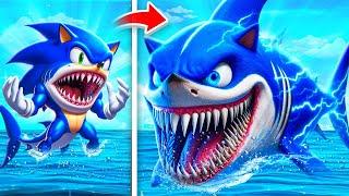 Upgrading Sonic To MEGALODON SONIC In GTA 5!