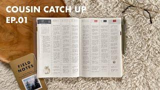 hobonichi cousin catchup ep.01  new changes, keeping up with daily pages + hobonichi 2024 plans