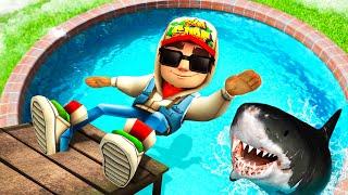 GTA 5 Ragdolls Jake from Subway Surfers Water Jumps/Fails #10