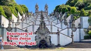 Walk with us and visit the Sanctuary of Bom Jesus do Monte in Braga, Portugal