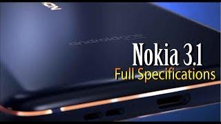 Nokia Smartphone || Nokia 3.1 Full Specifications