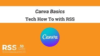 Canva Basics Tech How to with RSS