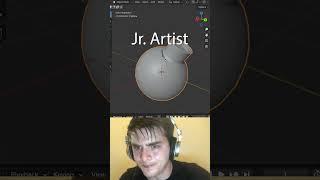 Jr vs Sr Artist:  Joining Two Objects #blendertutorial #blender #blendercommunity #blender3d #b3d