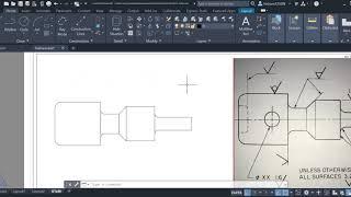 Drawing 2D object in AutoCAD Mechanical 2021