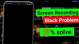 METHOD 1: Screen Recording Black Screen Problem | Black Screen Recording Problem Androidn
