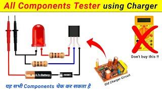 How to make All in one component Tester using Old Mobile Charger || All in one Component Tester