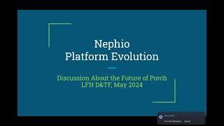 Nephio Platform Evolution