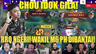 CHOU IDOK GILA! Reaction Streamer RRQ VS FNATIC ONIC PH GAME 1 ESL SNAPDRAGON