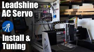 Dark Art CNC Part 3 - Leadshine Servo Motor Install and Tuning