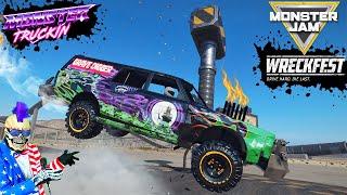 Monster Jam INSANE Crashes, Freestyle and High Speed Jumps | Wreckfest