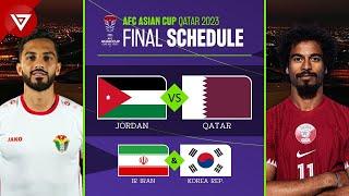  FINAL Schedule: AFC Asian Cup 2023 (2024) - Match Fixtures