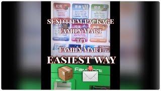 CARA KIRIM ITEM/PAKET tru FAMILY MART KE FAMILY MART (cara termudah) | versi tagalog |