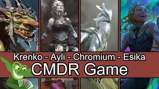 Krenko vs Ayli vs Chromium vs Esika EDH / CMDR game play for Magic: The Gathering