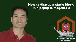 How to display a static block in a popup in Magento 2