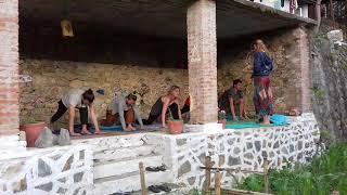 Vedic Ashram Nepal : Sun Salutation in the Cave